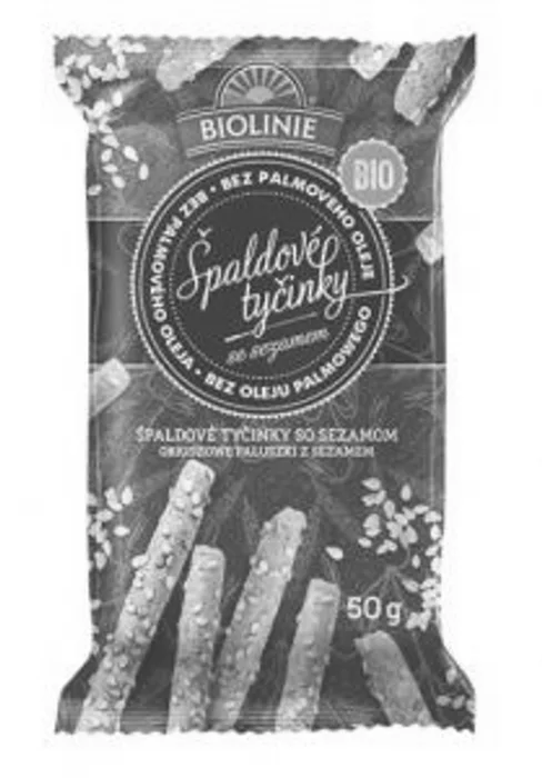 Biolinie Tyčinky špaldové se sezamem 50g Bio